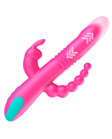 HAPPY LOKY DONALD TRIPLE ESTIMULACION ANAL PUNTO G CLITORIS COMPATIBLE CON WATCHME WIRELESS TECHNOLOGY