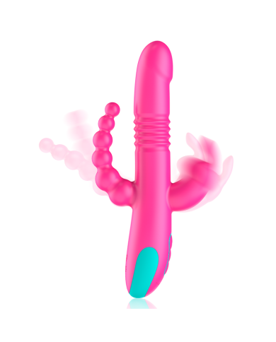 HAPPY LOKY DONALD TRIPLE ESTIMULACION ANAL PUNTO G CLITORIS COMPATIBLE CON WATCHME WIRELESS TECHNOLOGY