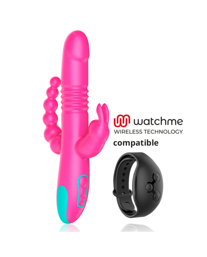 HAPPY LOKY DONALD TRIPLE ESTIMULACION ANAL PUNTO G CLITORIS COMPATIBLE CON WATCHME WIRELESS TECHNOLOGY