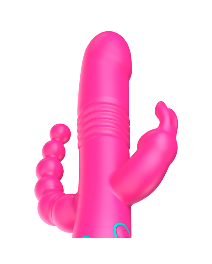 HAPPY LOKY DONALD TRIPLE ESTIMULACION ANAL PUNTO G CLITORIS COMPATIBLE CON WATCHME WIRELESS TECHNOLOGY