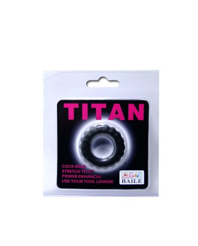 BAILE TITAN COCKRING BLACK 2 CM