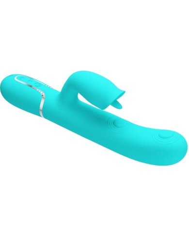 PRETTY LOVE VIBRADOR RABBIT CON LICKING VERDE AGUA PRETTY LOVE VIBRADOR RABBIT CON LICKING VERDE AGUA