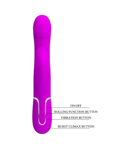 PRETTY LOVE VIBRADOR RABBIT PERLAS VIOLETA PRETTY LOVE VIBRADOR RABBIT PERLAS VIOLETA