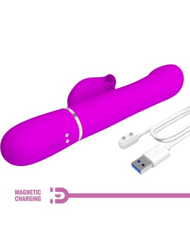 PRETTY LOVE VIBRADOR RABBIT PERLAS VIOLETA PRETTY LOVE VIBRADOR RABBIT PERLAS VIOLETA