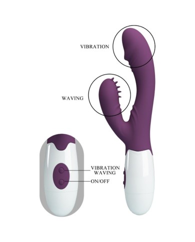 PRETTY LOVE ANDRE VIBRADOR RABBIT ESTIMULADOR PUNTO G MORADO PRETTY LOVE ANDRE VIBRADOR RABBIT ESTIMULADOR PUNTO G MORADO