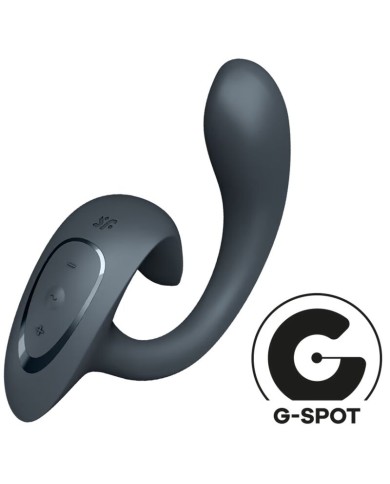 SATISFYER G FOR GODDESS 1 VIBRADOR RABBIT GRIS OSCURO SATISFYER G FOR GODDESS 1 VIBRADOR RABBIT GRIS OSCURO