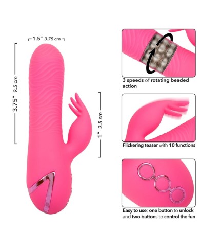 CALEXOTICS SACRAMENTO SWEETIE VIBRADOR RABBIT ROSA BY CALIFORNIA DREAMING CALEXOTICS SACRAMENTO SWEETIE VIBRADOR RABBIT ROSA BY CALIFORNIA DREAMING