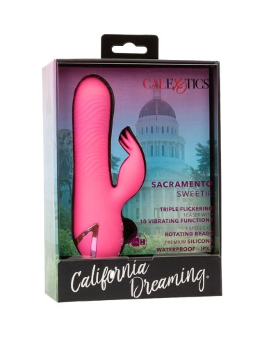 CALEXOTICS SACRAMENTO SWEETIE VIBRADOR RABBIT ROSA BY CALIFORNIA DREAMING CALEXOTICS SACRAMENTO SWEETIE VIBRADOR RABBIT ROSA BY CALIFORNIA DREAMING