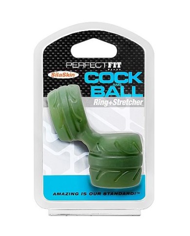 PERFECT FIT SILASKIN COCK BALL VERDE
