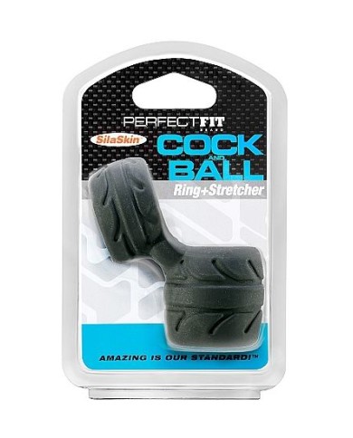 PERFECT FIT SILASKIN COCK BALL NEGRO