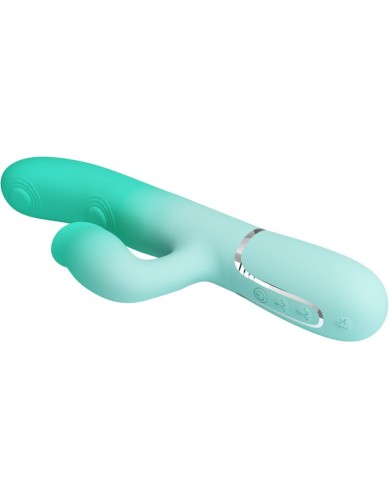 PRETTY LOVE GIGI VIBRADOR RABBIT MULTIFUNCION VERDE AGUA PRETTY LOVE GIGI VIBRADOR RABBIT MULTIFUNCION VERDE AGUA