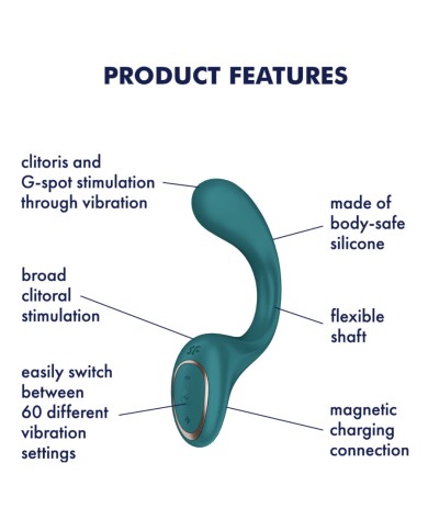 SATISFYER G FOR FODDES 2 VIBRADOR RABBIT VERDE SATISFYER G FOR FODDES 2 VIBRADOR RABBIT VERDE