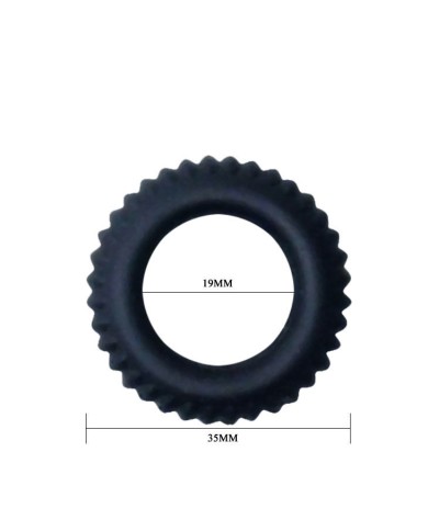 BAILE TITAN COCKRING BLACK 19 CM BAILE TITAN COCKRING BLACK 19 CM