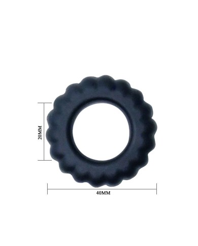 BAILE TITAN COCKRING BLACK 2 CM BAILE TITAN COCKRING BLACK 2 CM