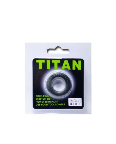 BAILE TITAN COCKRING BLACK GREEN 2 CM BAILE TITAN COCKRING BLACK GREEN 2 CM