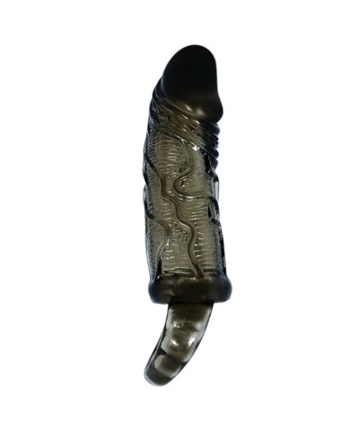 BAILE FUNDA EXTENSORA PENE CON STRAP PARA TESTICULOS NEGRO 135 CM BAILE FUNDA EXTENSORA PENE CON STRAP PARA TESTICULOS NEGRO 135 CM