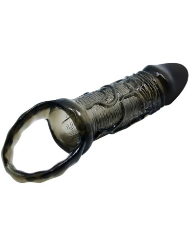BAILE FUNDA EXTENSORA PENE CON STRAP PARA TESTICULOS NEGRO 135 CM BAILE FUNDA EXTENSORA PENE CON STRAP PARA TESTICULOS NEGRO 135 CM