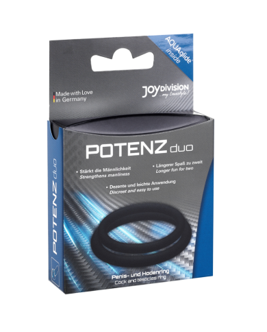 JOYDIVISION POTENZDUO ANILLOS PARA PENE NEGRO M JOYDIVISION POTENZDUO ANILLOS PARA PENE NEGRO M