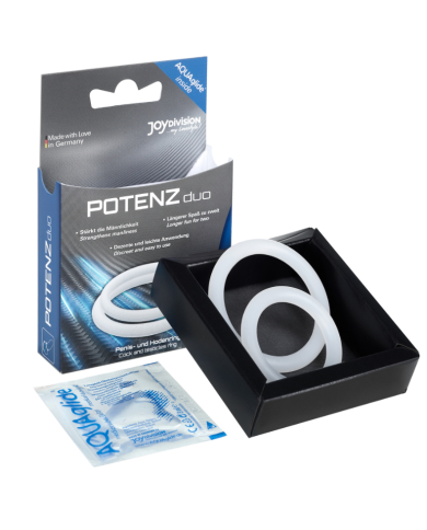 JOYDIVISION POTENZDUO ANILLOS PARA PENE BLANCO M JOYDIVISION POTENZDUO ANILLOS PARA PENE BLANCO M