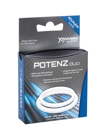 JOYDIVISION POTENZDUO ANILLOS PARA PENE BLANCO M JOYDIVISION POTENZDUO ANILLOS PARA PENE BLANCO M