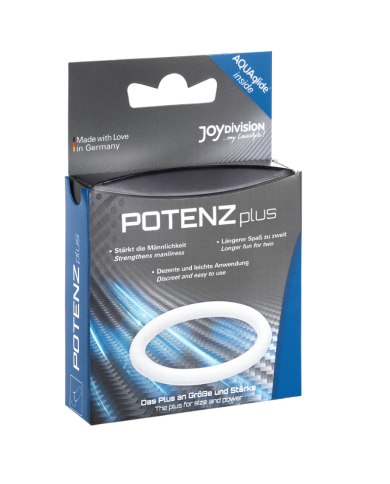 JOYDIVISION POTENZDUO PLUS ANILLO PARA PENE BLANCO M JOYDIVISION POTENZDUO PLUS ANILLO PARA PENE BLANCO M