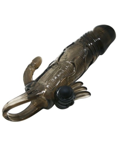 BAILE BRAVE MAN FUNDA PENE ANAL Y CLITORIS VIBRADOR 165 CM NEGRO BAILE BRAVE MAN FUNDA PENE ANAL Y CLITORIS VIBRADOR 165 CM NEGRO