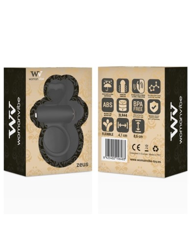WOMANVIBE ZEUS ANILLO VIBRADOR SILICONA WOMANVIBE ZEUS ANILLO VIBRADOR SILICONA