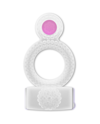 CASUAL LOVE RING DOUBLE PLEASURE ANILLO TRANSPARENTE CASUAL LOVE RING DOUBLE PLEASURE ANILLO TRANSPARENTE