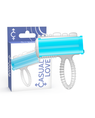 CASUAL LOVE RING TONGUE VIBRATING AZUL CASUAL LOVE RING TONGUE VIBRATING AZUL