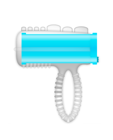 CASUAL LOVE RING TONGUE VIBRATING AZUL CASUAL LOVE RING TONGUE VIBRATING AZUL