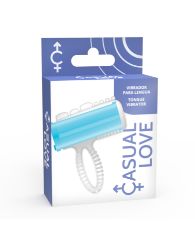 CASUAL LOVE RING TONGUE VIBRATING AZUL CASUAL LOVE RING TONGUE VIBRATING AZUL