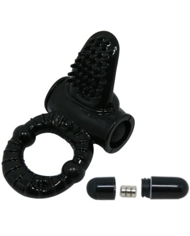 BAILE SWEET RING ANILLO VIBRADOR CON RABBIT TEXTURADO BAILE SWEET RING ANILLO VIBRADOR CON RABBIT TEXTURADO