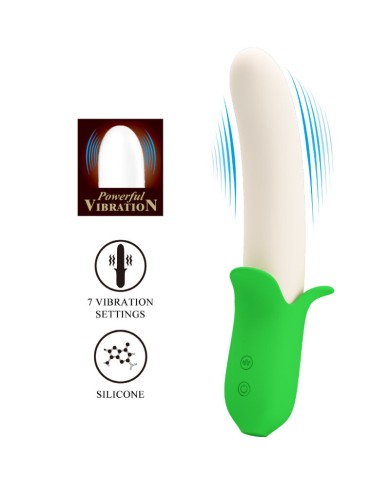 PRETTY LOVE BANANA KNIGHT SUPER POWER 7 SILICONE VIBRATIONS