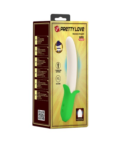 PRETTY LOVE BANANA KNIGHT SUPER POWER 7 SILICONE VIBRATIONS