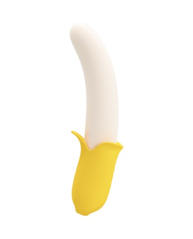 PRETTY LOVE BANANA GEEK SUPER POWER 7 VIBRATIONS UPDOWN SILICONE BLACK