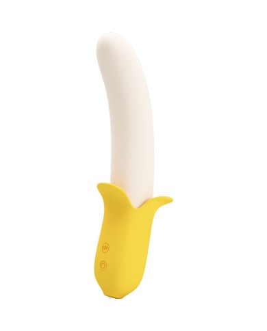 PRETTY LOVE BANANA GEEK SUPER POWER 7 VIBRATIONS UPDOWN SILICONE BLACK