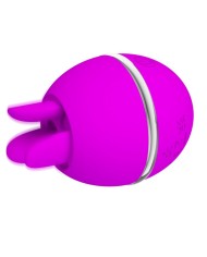 PRETTY LOVE GEMINI BALL PURPLE ROUND SILICONE VIBRATOR