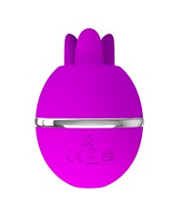 PRETTY LOVE GEMINI BALL PURPLE ROUND SILICONE VIBRATOR