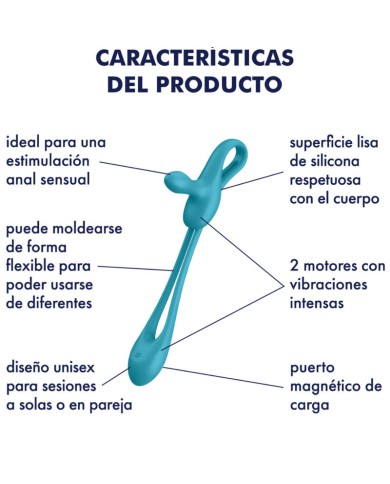 SATISFYER PLUG PLAY 1 FLEXIBLE MULTIVIBRATOR