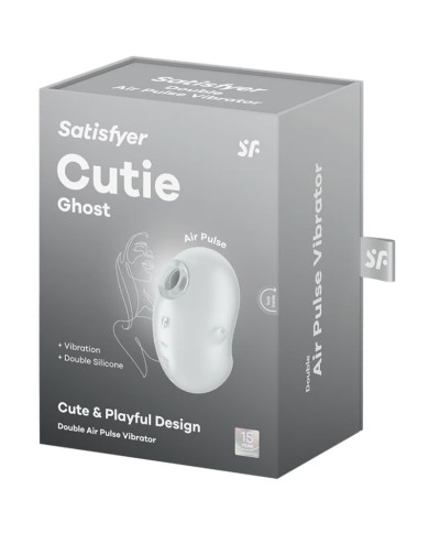 SATISFYER CUTIE GHOST LAY ON VIBRATOR WHITE