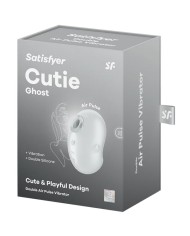 SATISFYER CUTIE GHOST LAY ON VIBRATOR WHITE