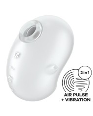 SATISFYER CUTIE GHOST LAY ON VIBRATOR WHITE