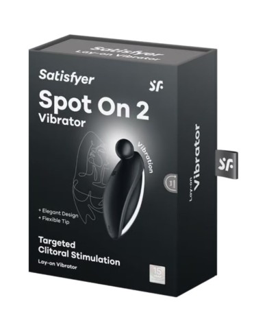 SATISFYER SPOT ON 2 LAY ON VIBRATOR BLACK
