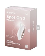 SATISFYER SPOT ON 2 LAY ON VIBRATOR WHITE