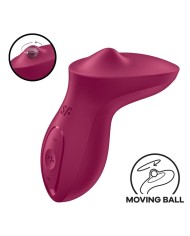 SATISFYER EXCITERRR LAY ON CLITORIS BERRY VIBRATOR