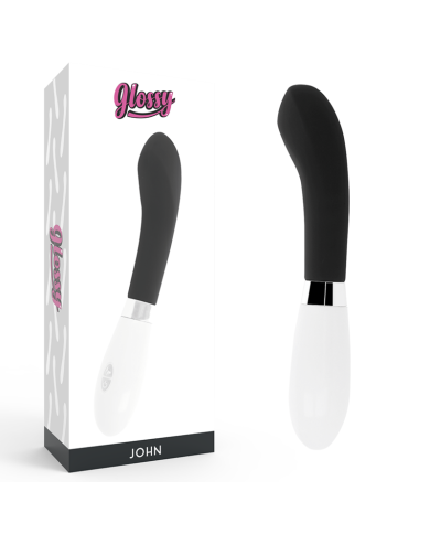 GLOSSY JOHN VIBRATOR BLACK