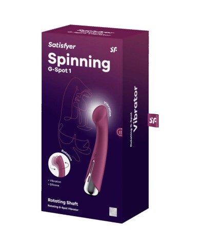 SATISFYER SPINNING G SPORT 1 VIBRADOR ROTADOR ROJO