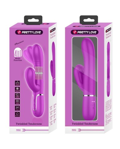 PRETTY LOVE MULTIFUNCTION G SPOT VIBRATOR FUCHSIA