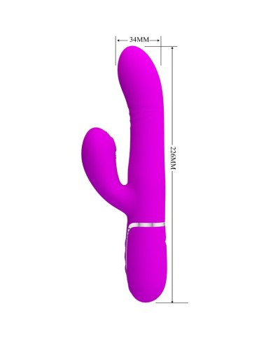 PRETTY LOVE MULTIFUNCTION G SPOT VIBRATOR FUCHSIA