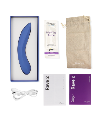 WE VIBE RAVE 2 VIBRADOR PUNTO G AZUL